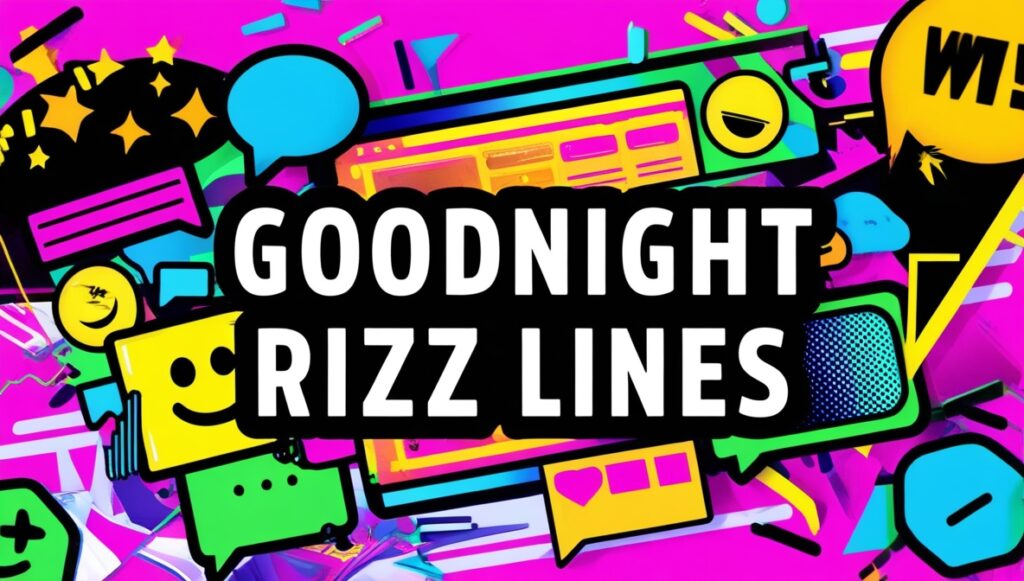 Goodnight Rizz Lines pickup lines