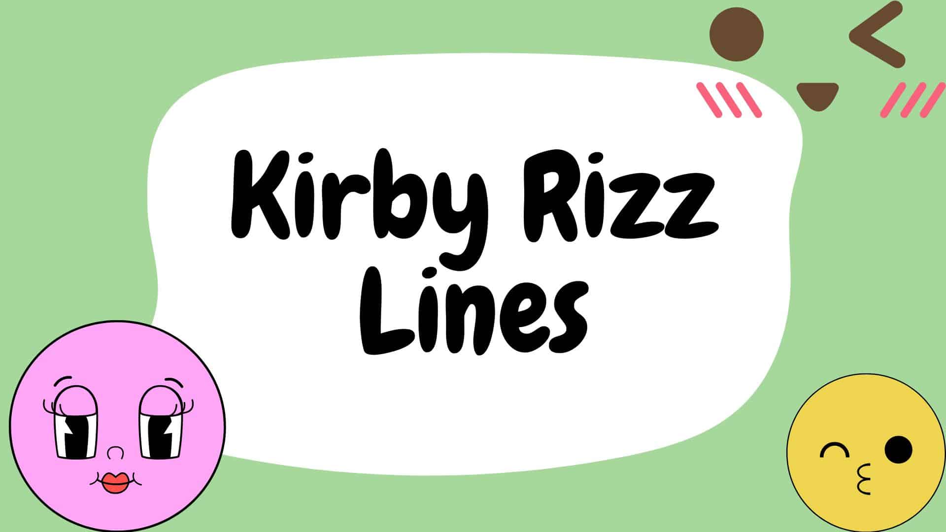 Kirby Rizz Lines