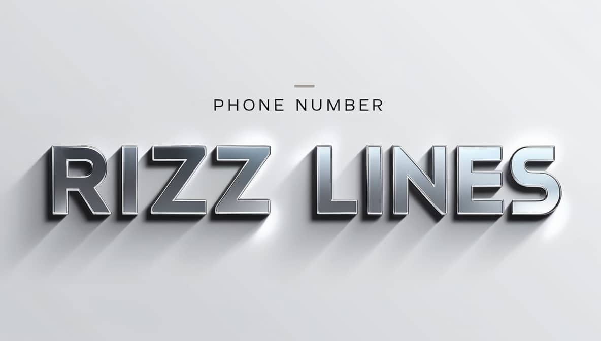 Phone Number Rizz Lines