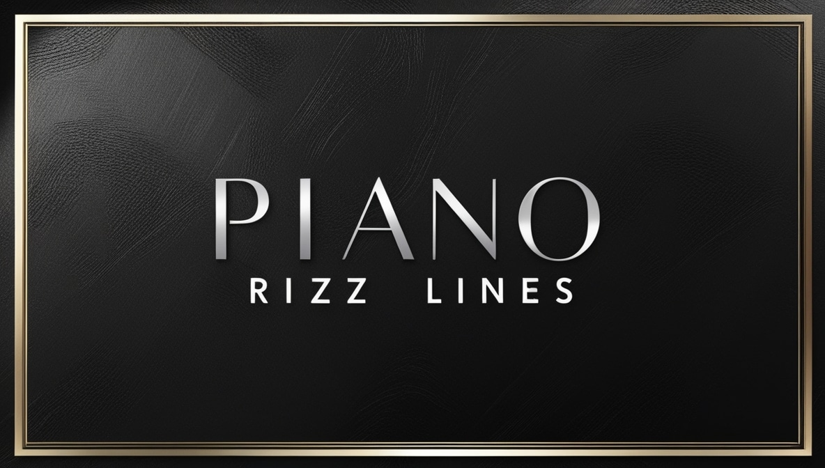 Piano Rizz Lines